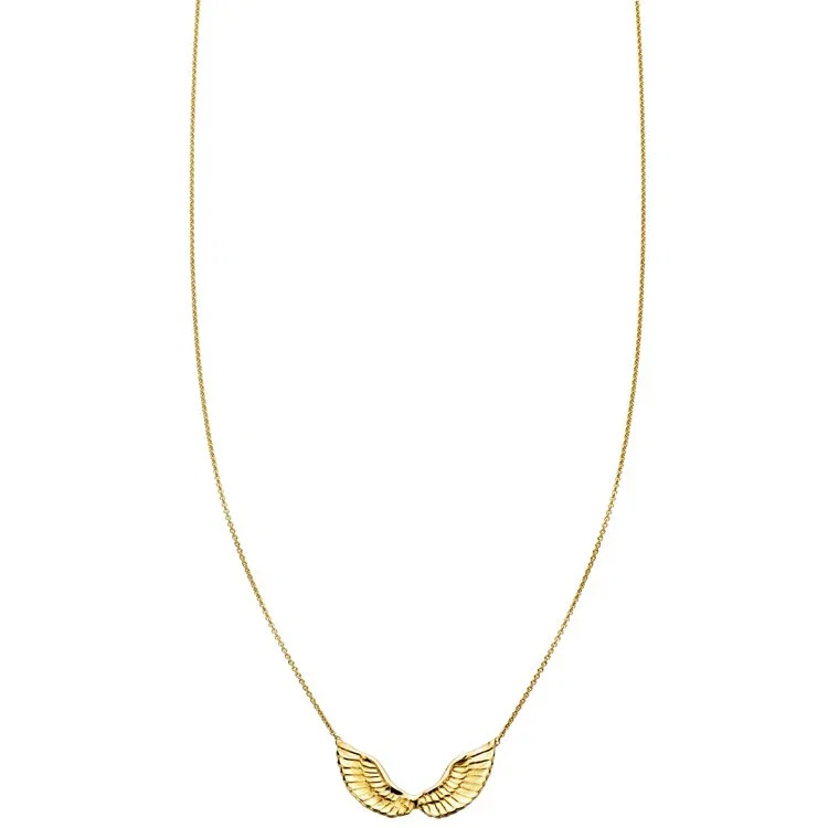 Gold Angel Wing Necklace