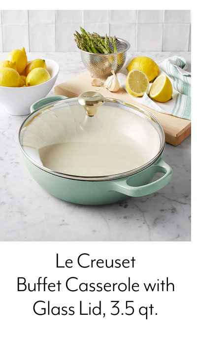 Le Creuset Buffet Casserole with Glass Lid, 3.5 qt.