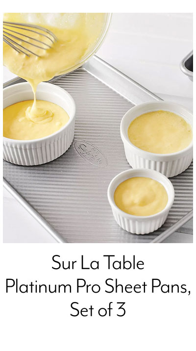 Sur La Table Platinum Pro Sheet Pans, Set of 3