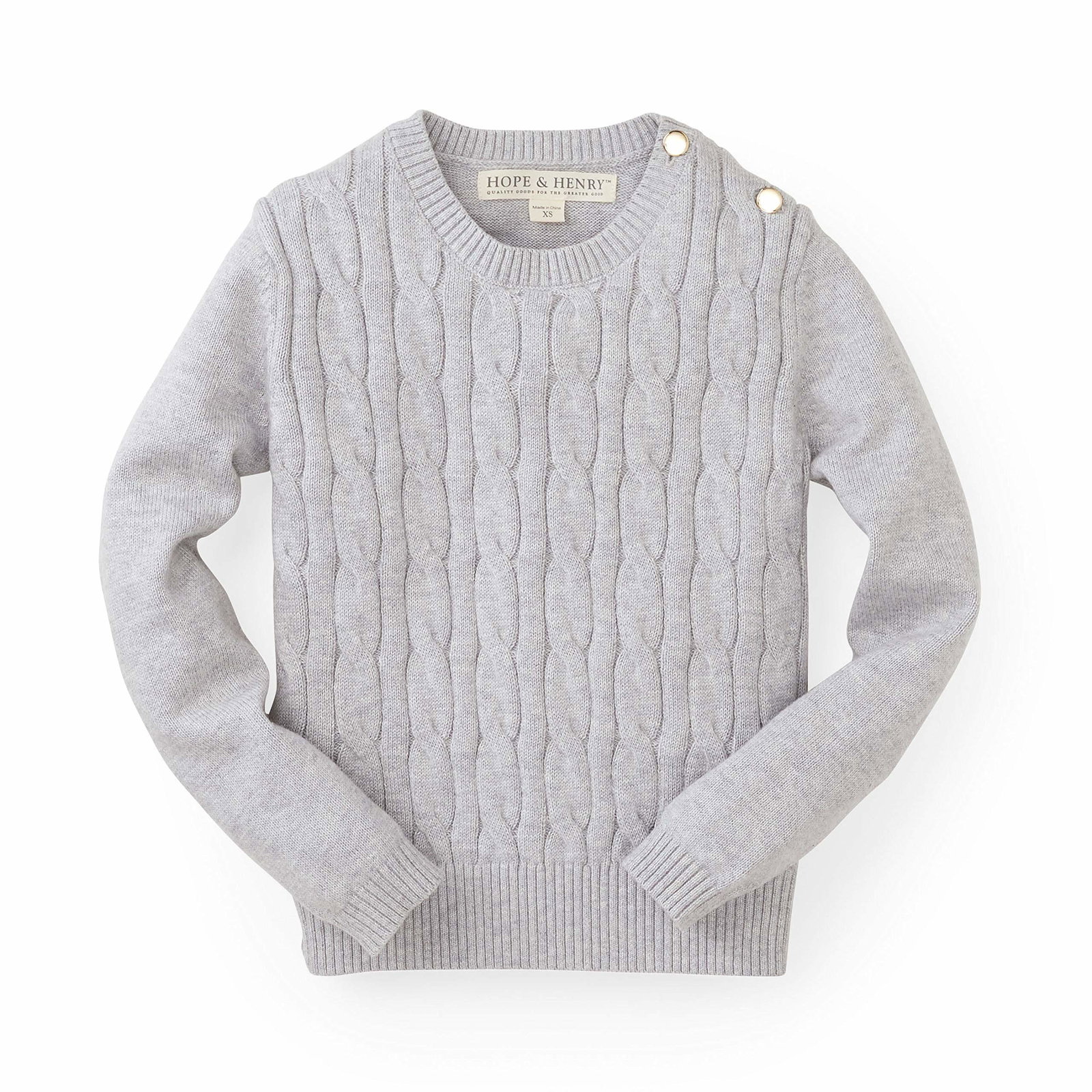 Image of Cable Front Sweater - Baby