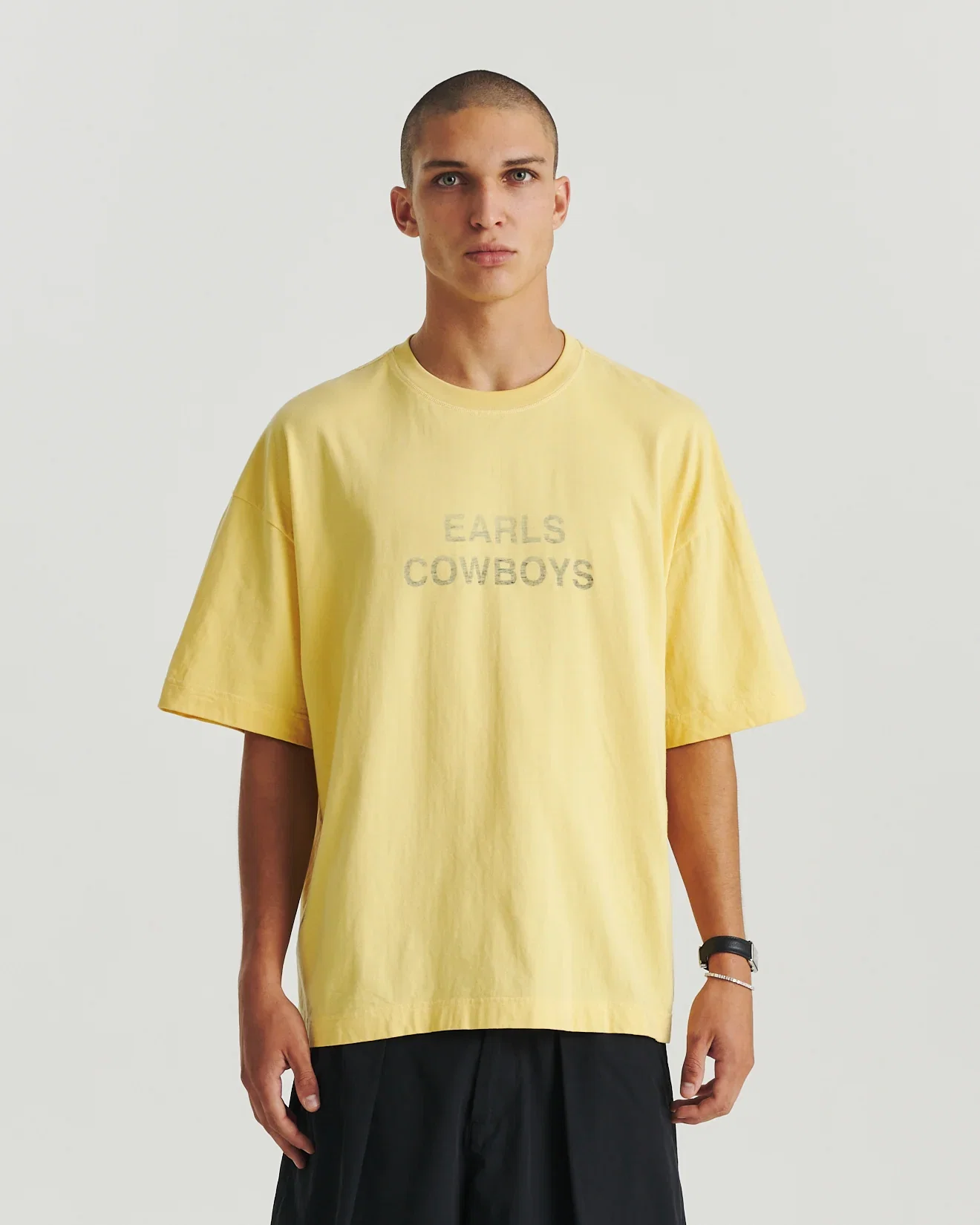 Image of Cowboys Tee - Pale Yellow