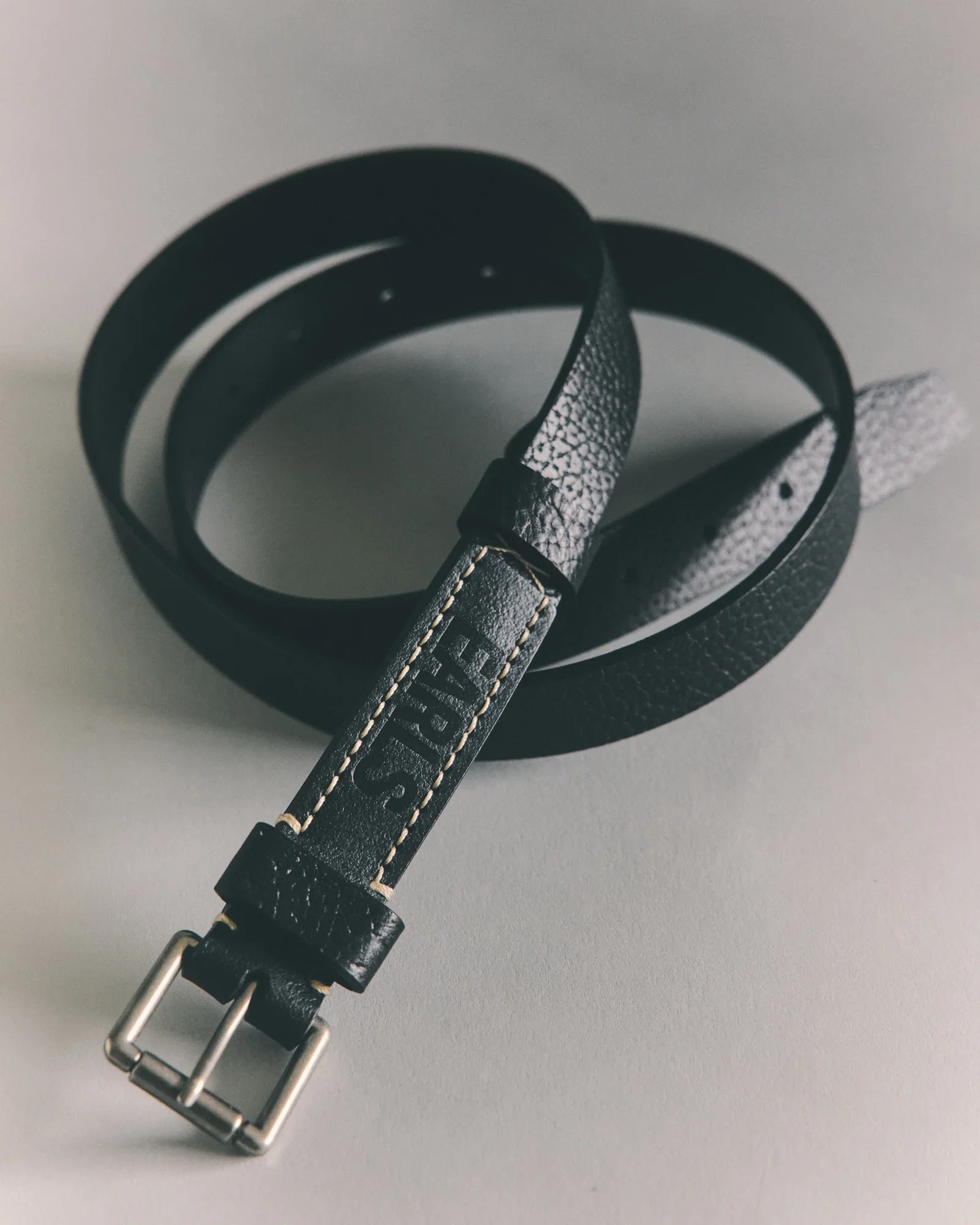 Image of Leather Belt - Black