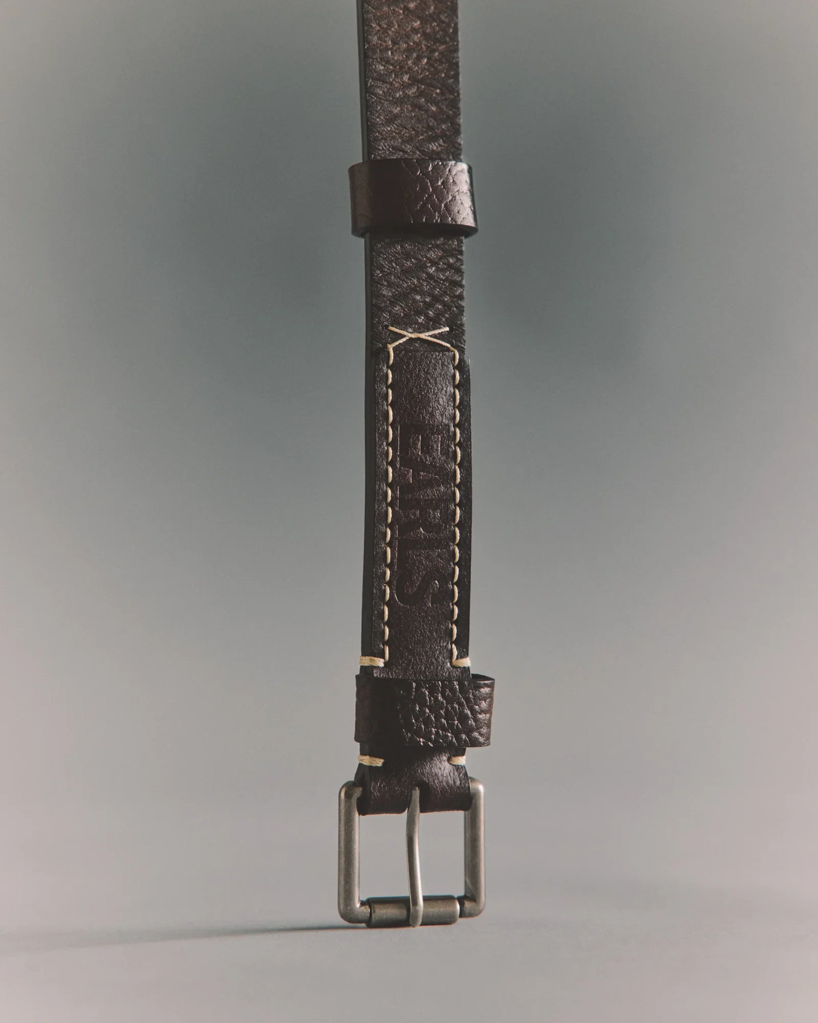 Image of Leather Belt - Brown