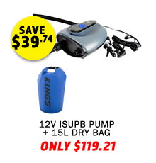Plus 12V iSUP Pump + 15L Waterproof Dry Bag