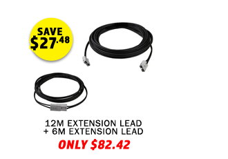 12m Extension Lead + 6m Extension Lead