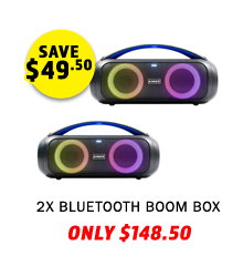 2 x Bluetooth Boom Box