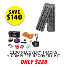 1100 Recovery Tracks + Complete Recovery Kit (11-Piece)