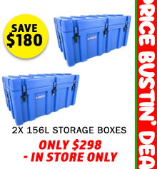 2x 156L Storage Box