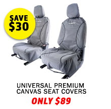 Universal Premium Canvas Seat Covers (Pair)
