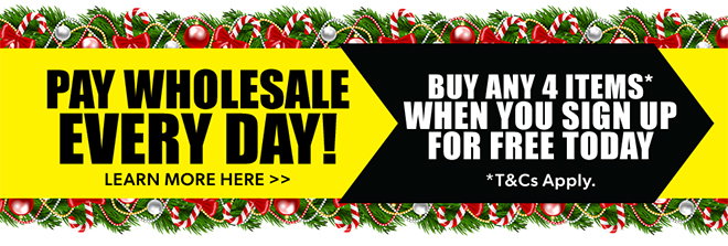 Pay Wholesale Every Day!