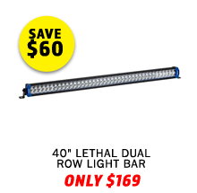 40 Lethal Dual Row Light Bar