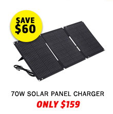 70W Solar Panel Charger
