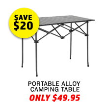 Portable Alloy Camping Table