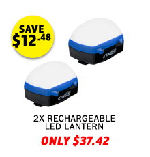 2 x Rechargeable LED Lantern