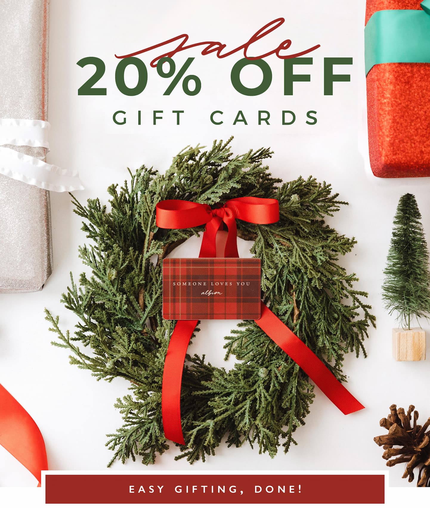 20% off gift cards