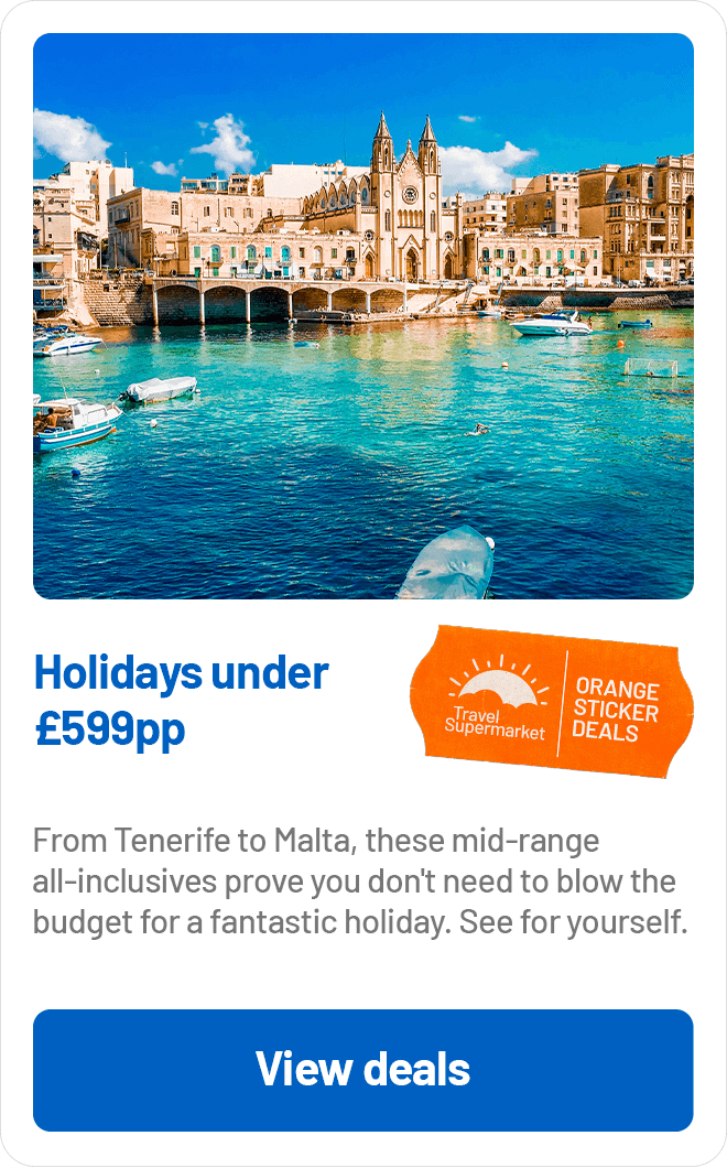Holidays under £599pp
