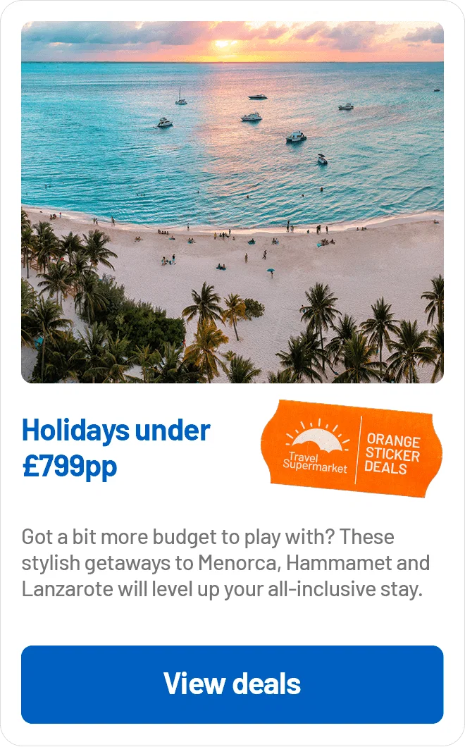 Holidays under £799pp
