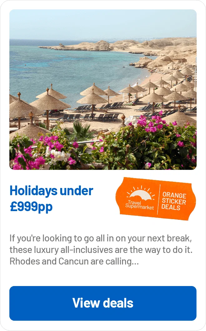 Holidays under £999pp