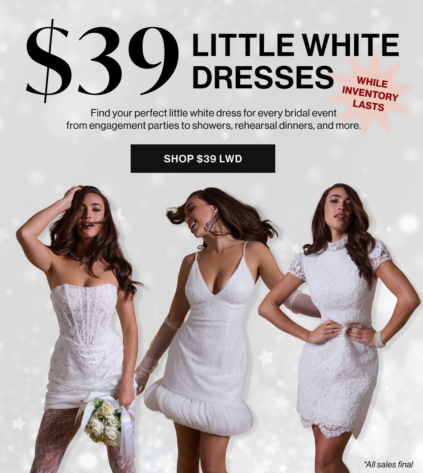 Azazie: LAST CHANCE to get $39 Little White Dresses | Milled