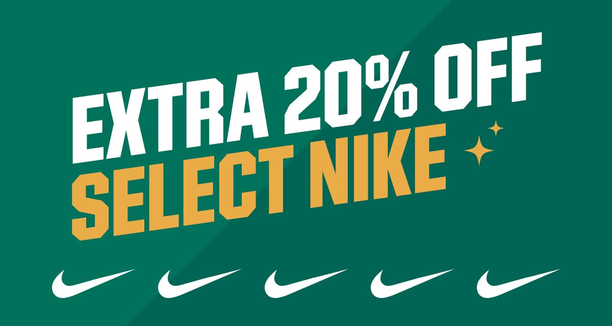  Extra 20% off select Nike.