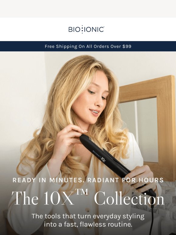 Bio Ionic: Meet the Power Duo: The 10X™ Collection | Milled
