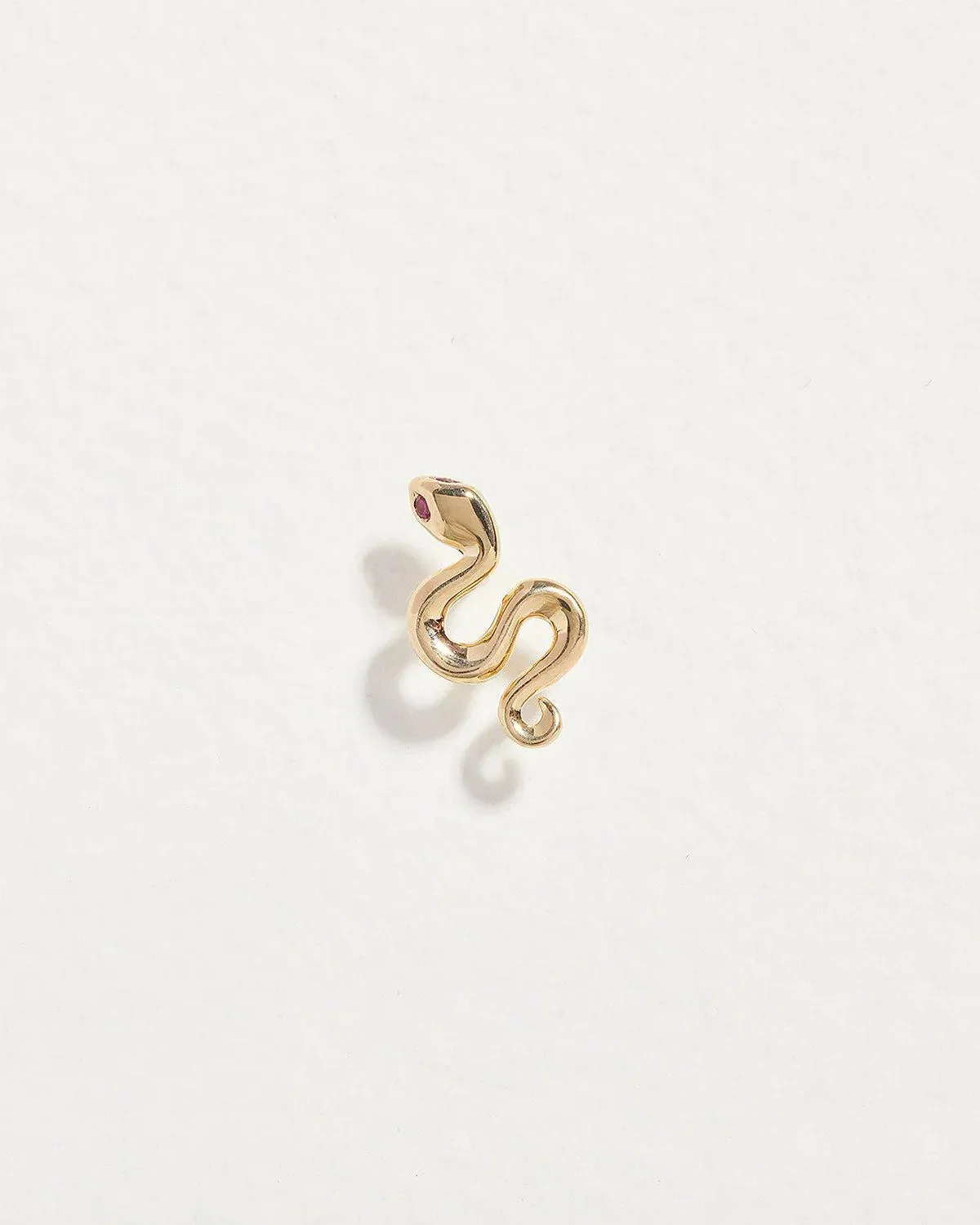 Image of Serpent Ruby Stud