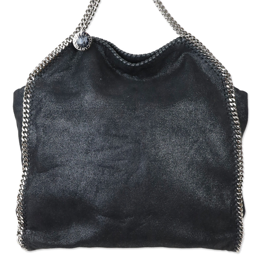 Stella McCartney Black Shimmer Falabella Tote
