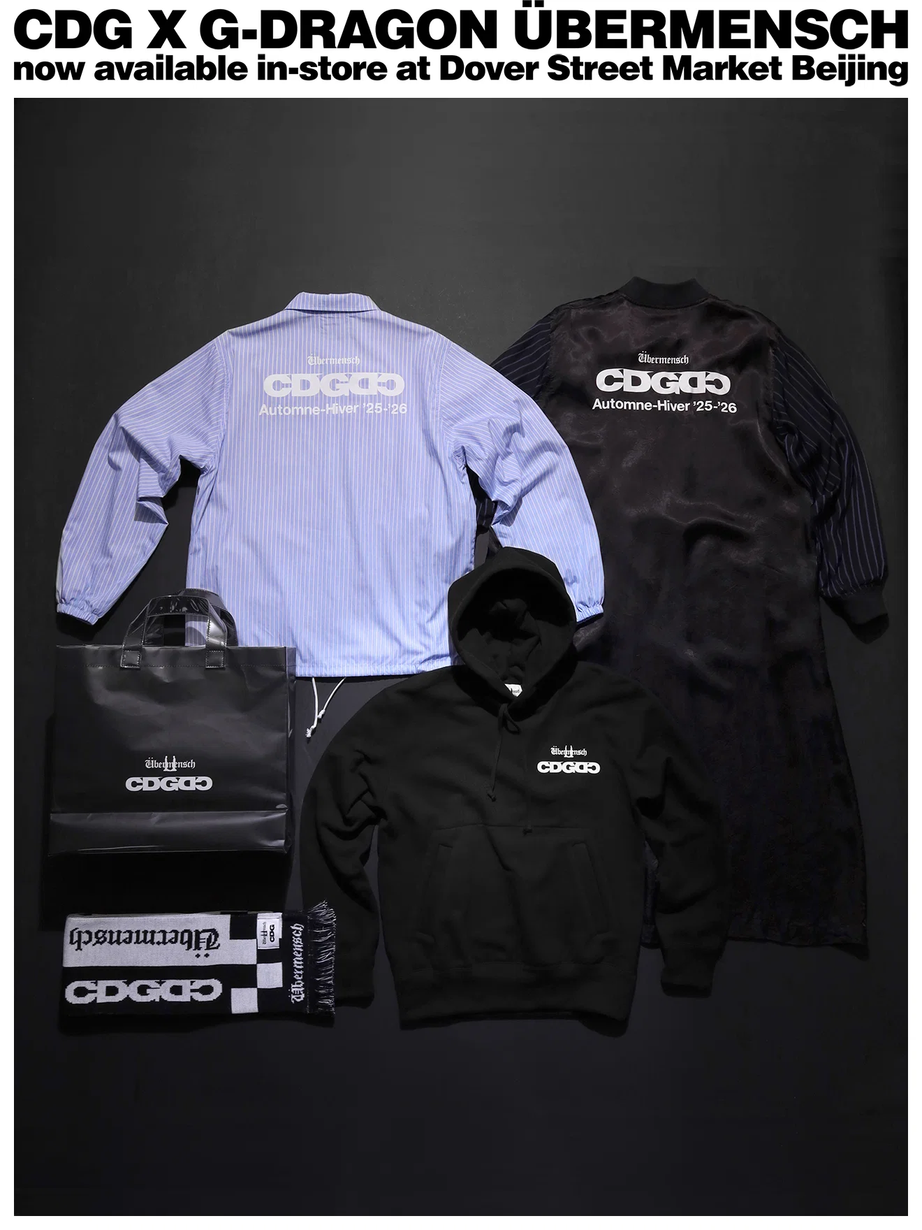 Dover Street Market: CDG x G-DRAGON Übermensch now available | Milled