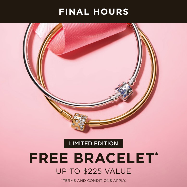Unlock a free bracelet – with $145+.