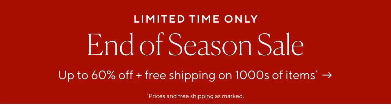 end of season sale