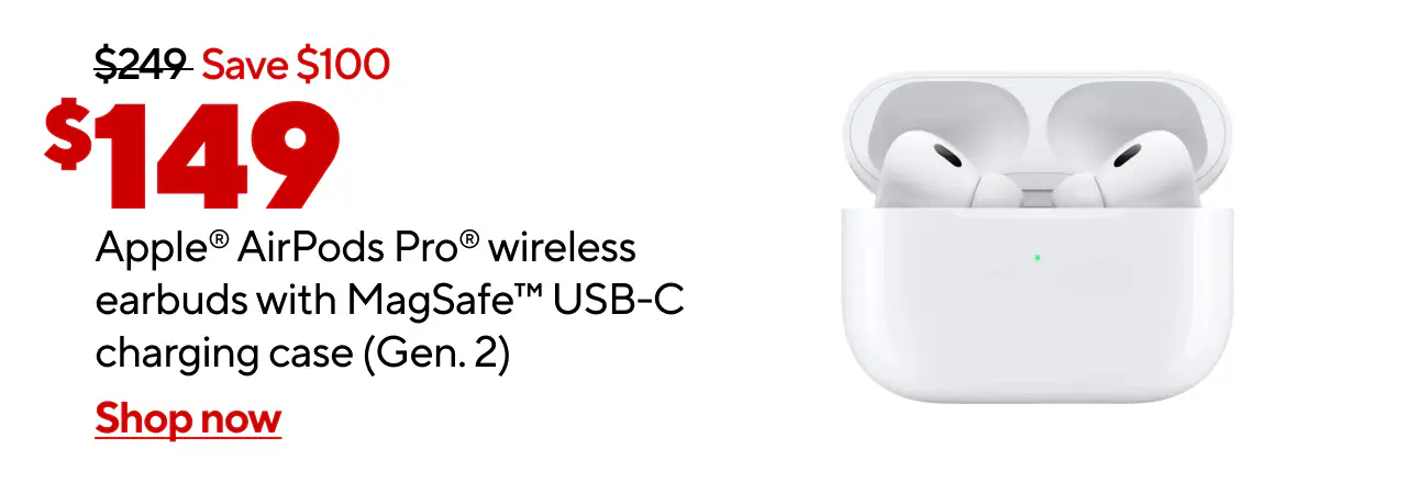 $100 Off APPLE AIRPODS PRO GEN 2 USBC
