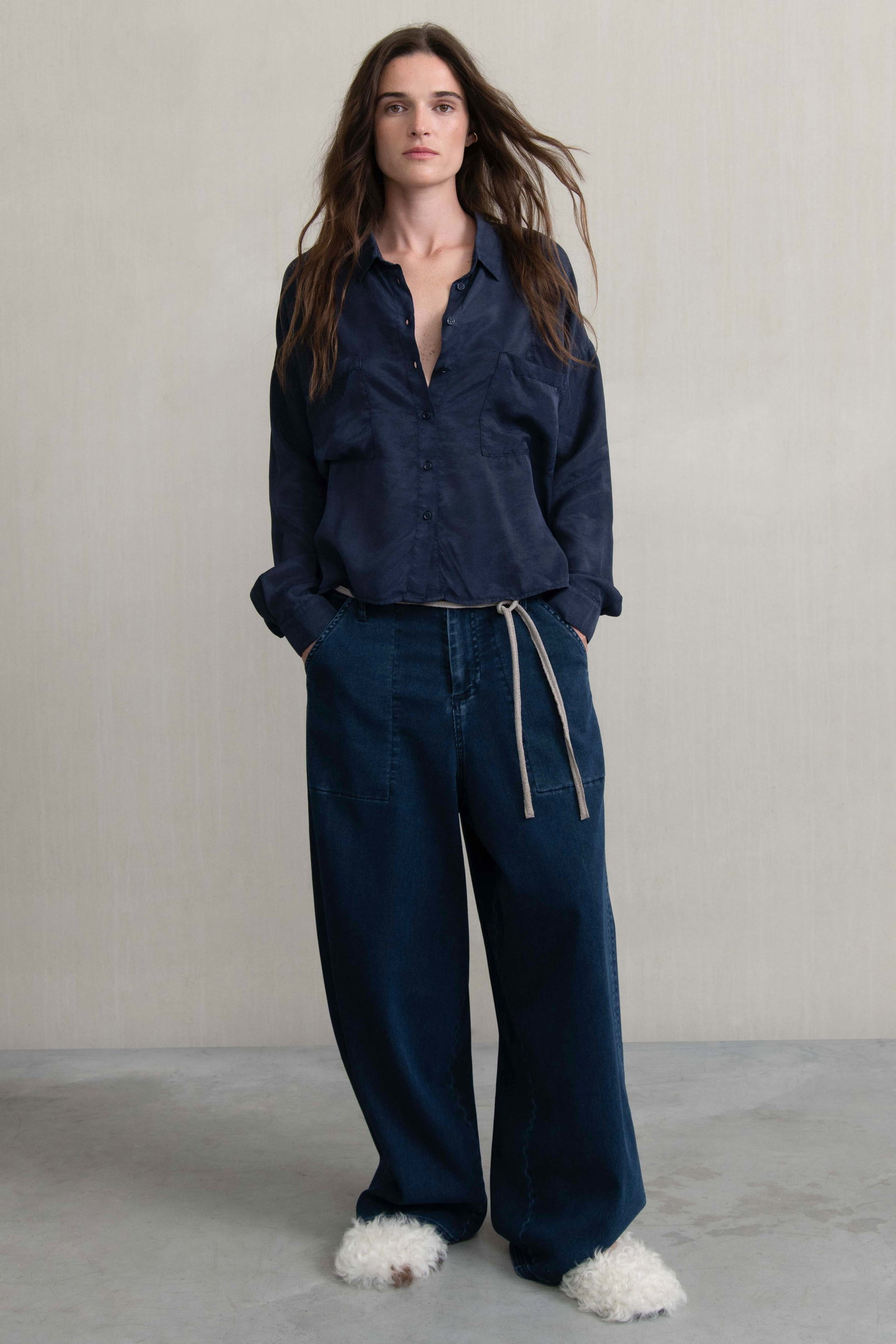 Image of LAZULI BLOUSE LAPIS