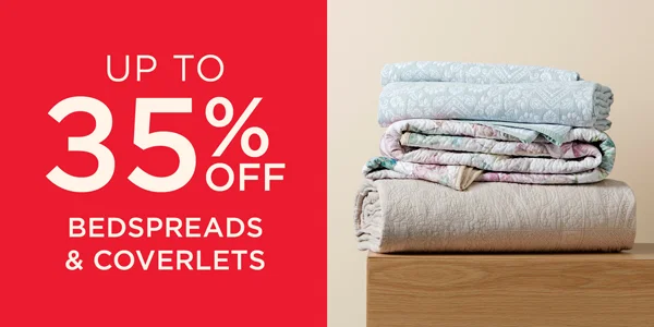 Up To 35% Off Bedspreads & Coverlets