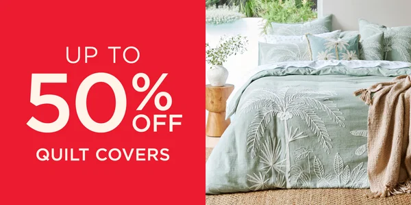 Up To 50% Off Quilt Covers