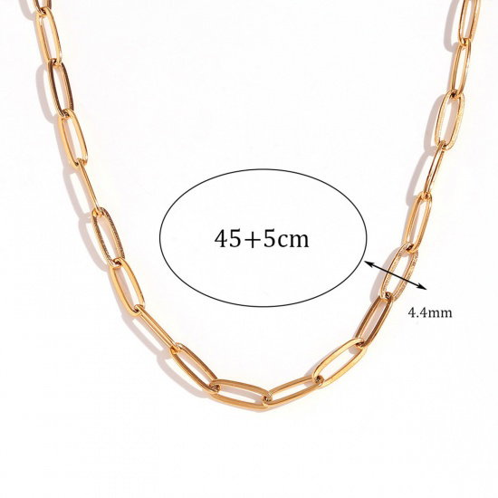 Stainless Steel Basic Chain Necklace