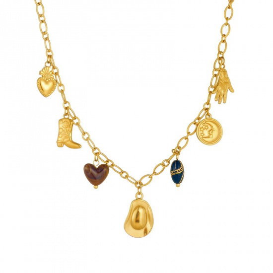Stainless Steel Charm Necklaces