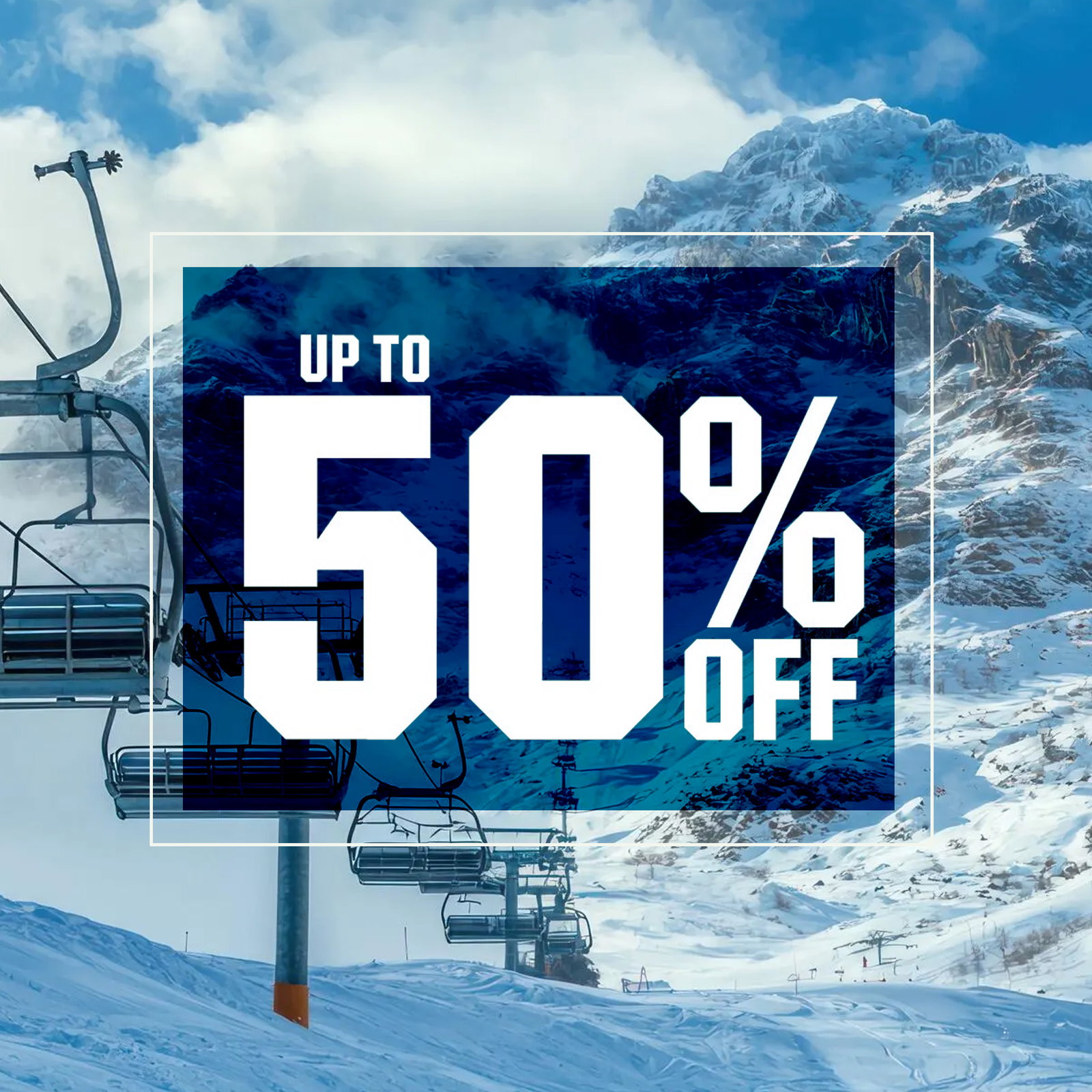  Up to 50% off.