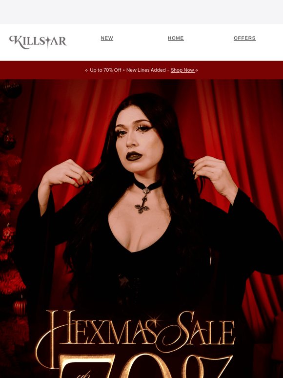 Killstar Find Your Size Up to 70 Off Almost Everything 📲 Milled
