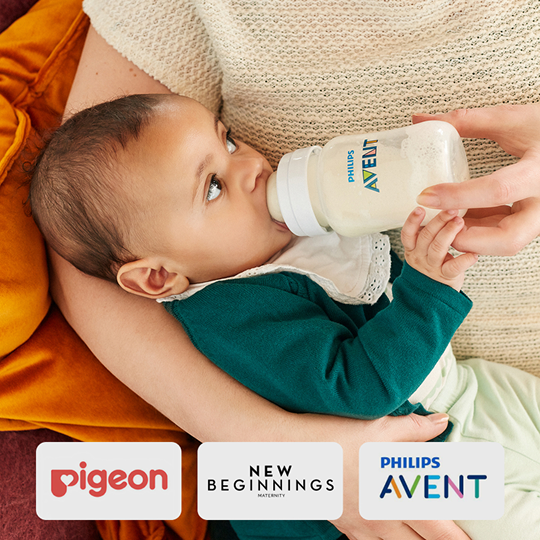 20% OFF Selected Feeding by Pigeon, New Beginnings, Avent and more