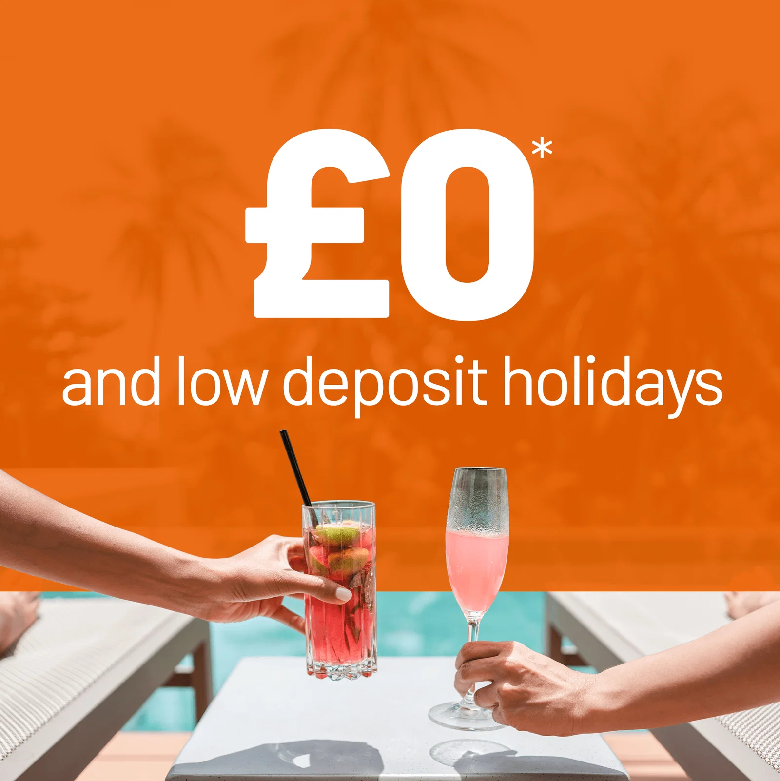 £0* and low deposit holidays