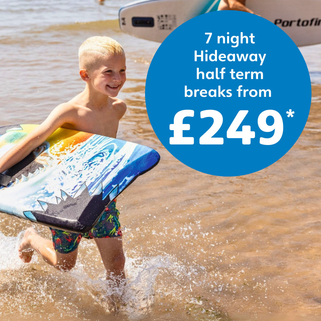 Don't miss out on 7 night Hideaway half term breaks from £169*