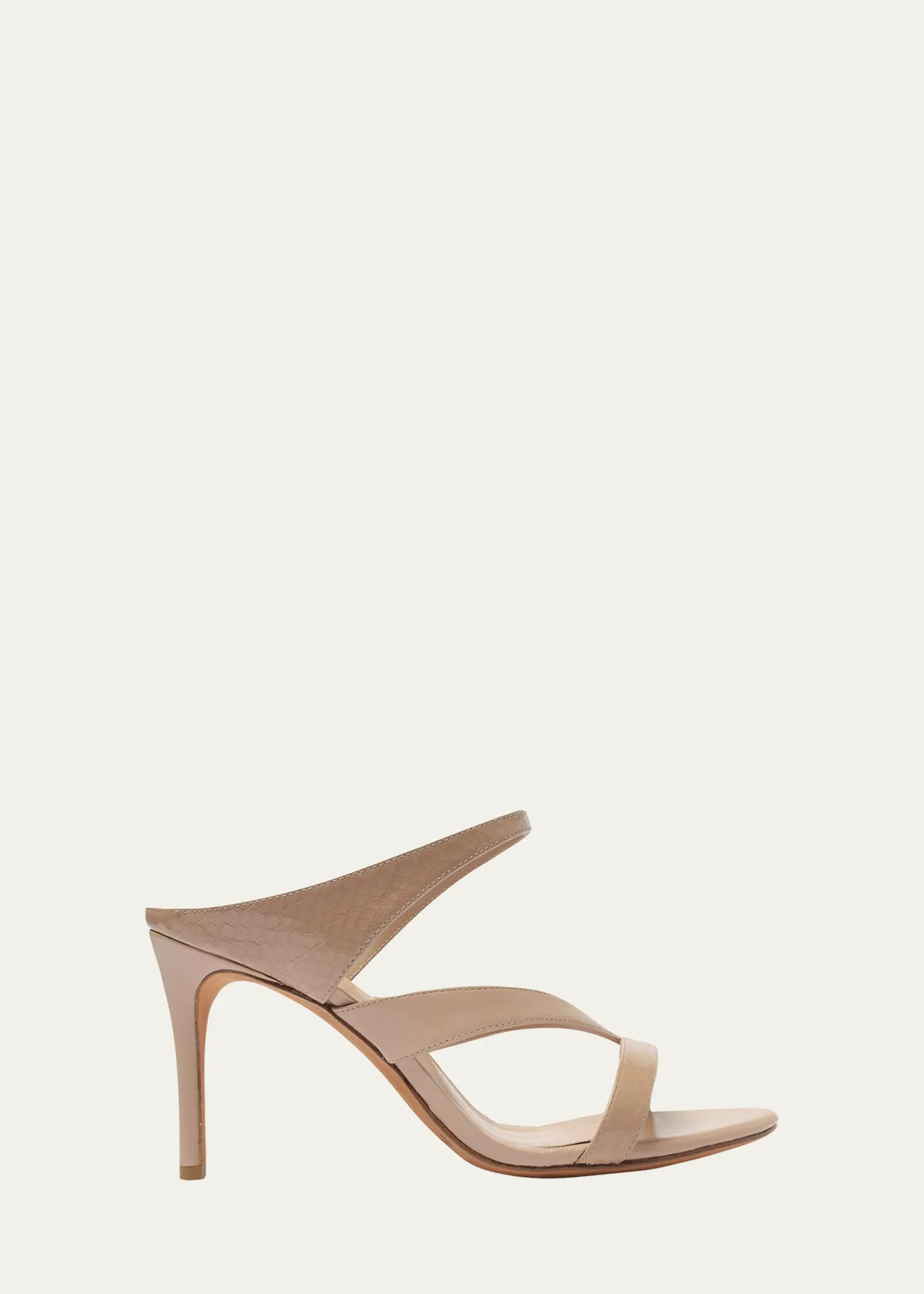 Sophie Mixed Leather Mule Sandals