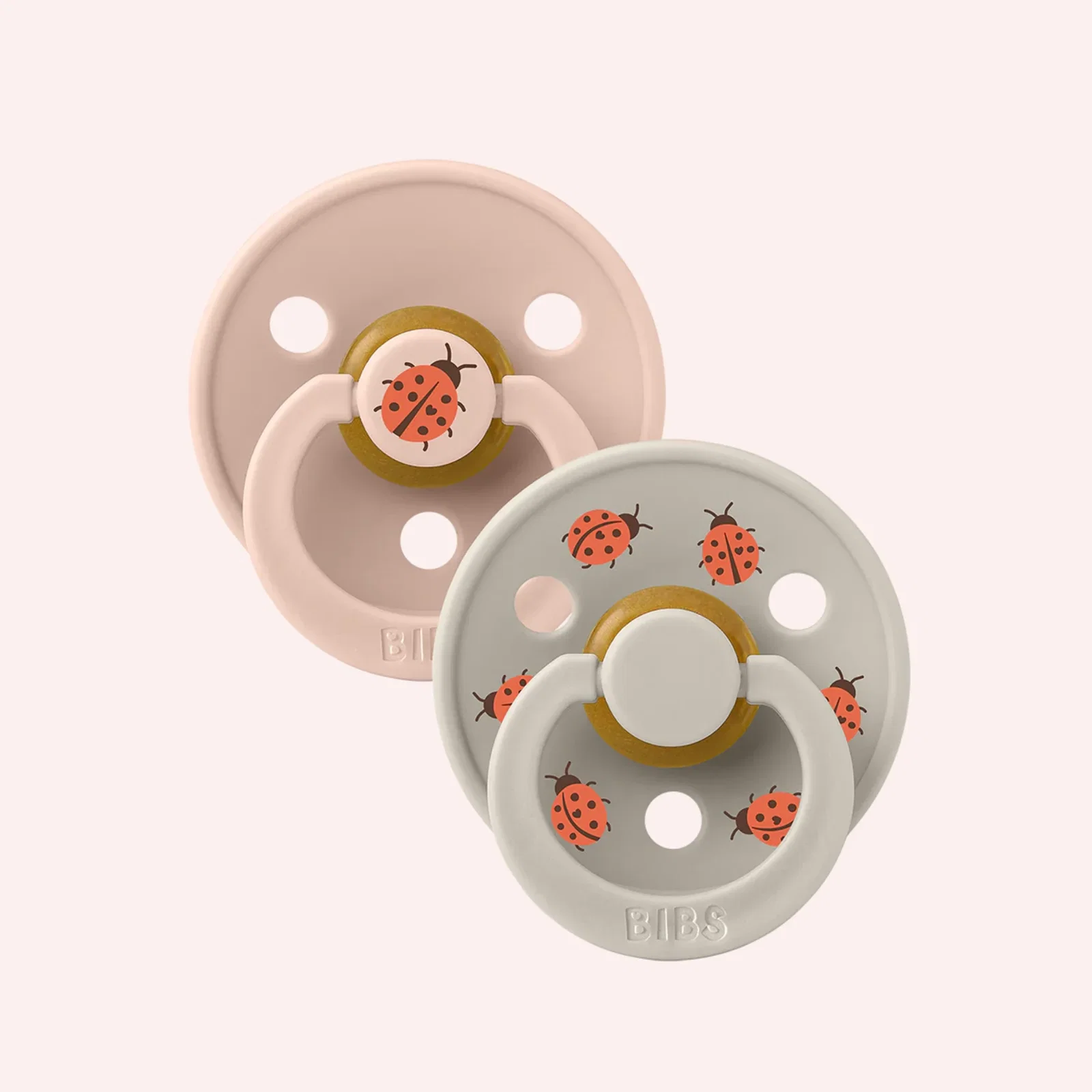Image of Round Dummy Duo - Ladybug/Blush Mix