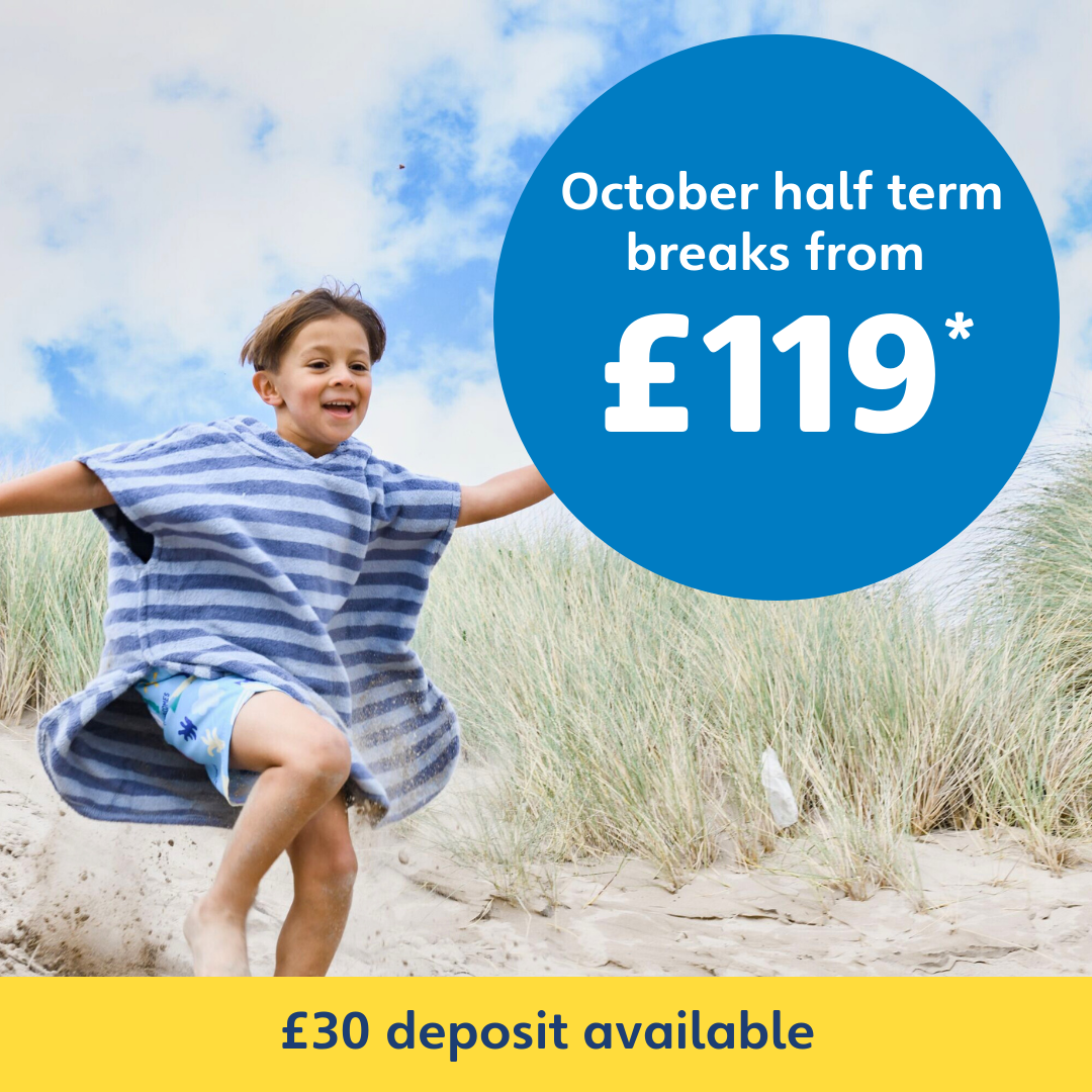 Don't miss out on October half term breaks from £119*