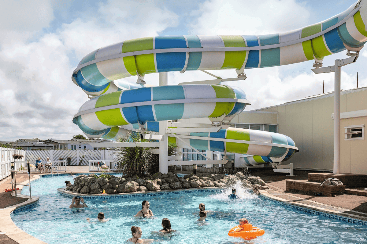 Slides, flumes and even lazy rivers are part of the Haven aqua experience