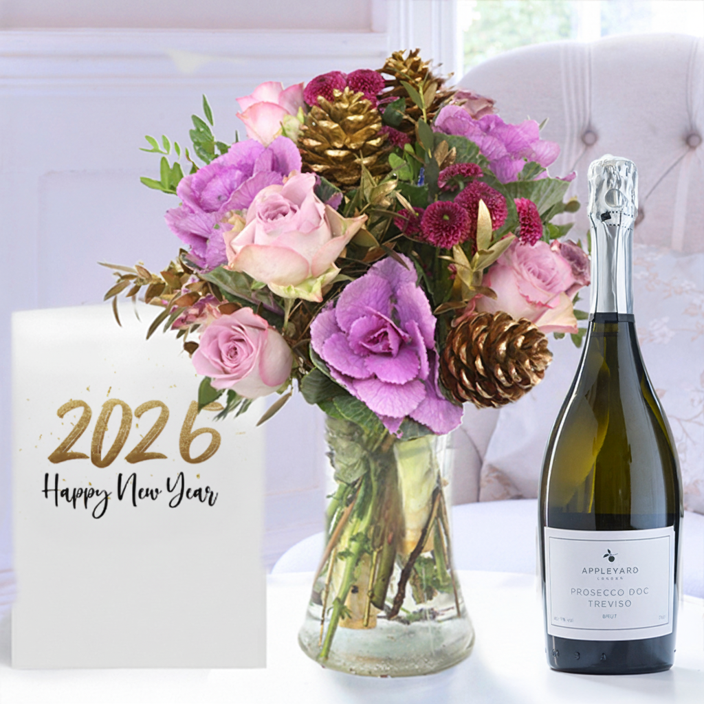 Image of Golden Fig, Appleyard Prosecco & New Year Card