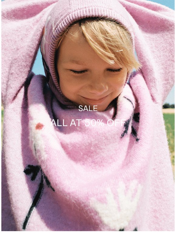 SALE – ALL AT 50% OFF