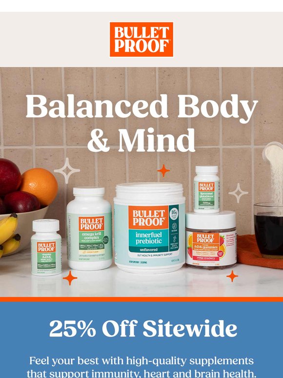 25% Off Supplements You Can Trust