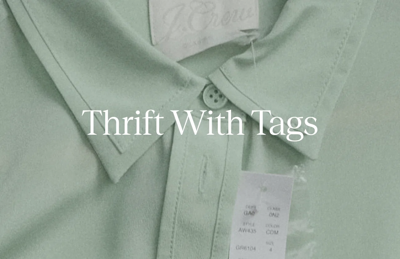 THRIFT ITEMS WITH TAGS