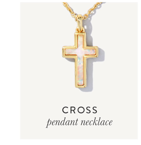 Cross pendant necklace